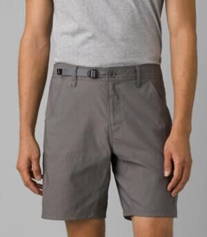 Prana Stretch Zion Shorts Men's 36 Utility Outdoors Hiking Camping Gorpcore Gray